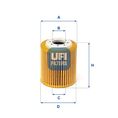 Olejový filter UFI 25.216.00