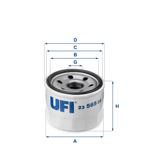 Olejový filter UFI 23.565.00