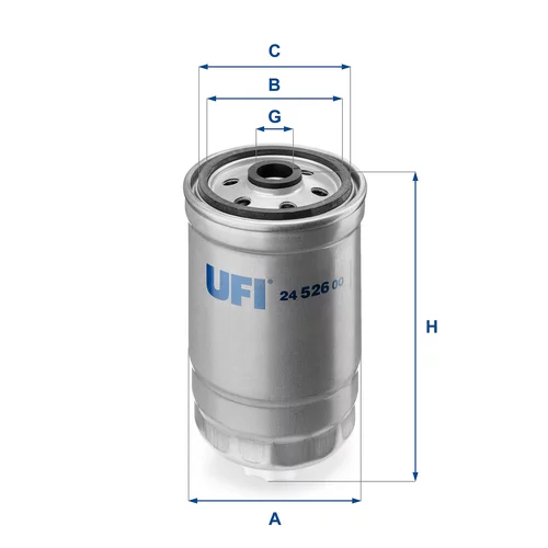 Palivový filter UFI 24.526.00