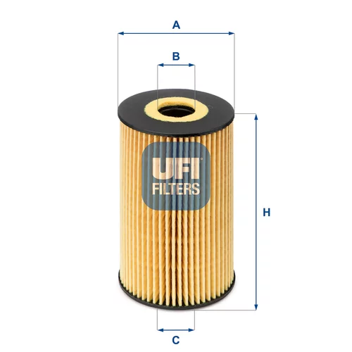 Olejový filter UFI 25.106.00