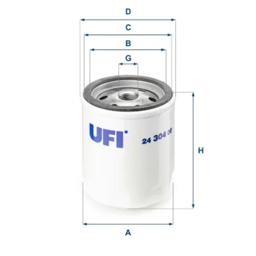 Palivový filter UFI 24.304.00