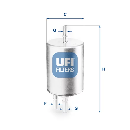 Palivový filter UFI 31.831.00