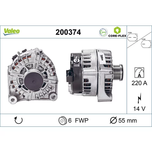 Alternátor VALEO 200374