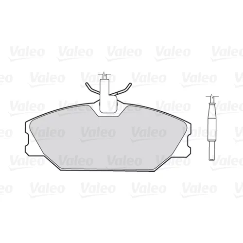 Sada brzdových platničiek kotúčovej brzdy VALEO 301061 - obr. 1