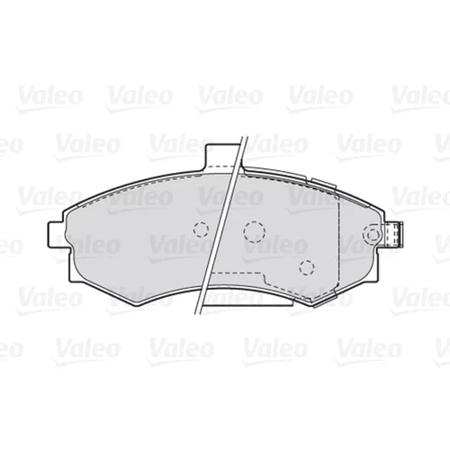 Sada brzdových platničiek kotúčovej brzdy VALEO 301781 - obr. 1