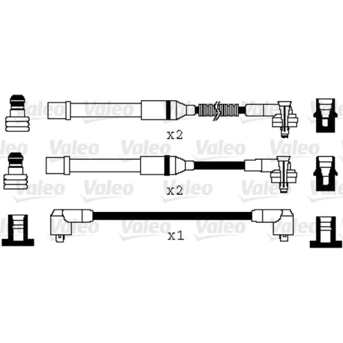 Sada zapaľovacích káblov VALEO 346087