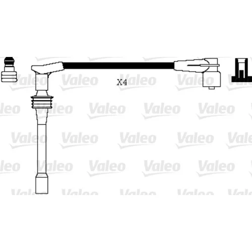 Sada zapaľovacích káblov VALEO 346098