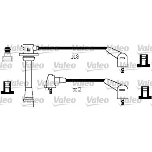 Sada zapaľovacích káblov VALEO 346199
