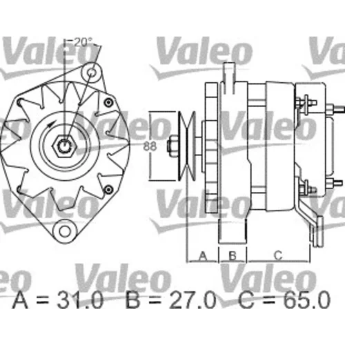 Alternátor VALEO 436350 - obr. 4