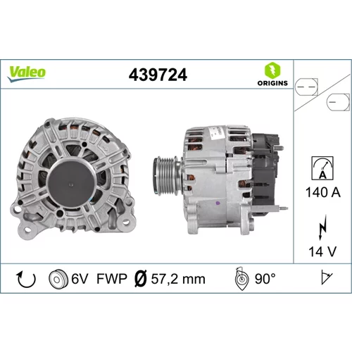 Alternátor VALEO 439724