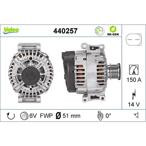 Alternátor VALEO 440257