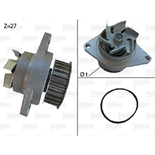 Vodné čerpadlo, chladenie motora VALEO 506385