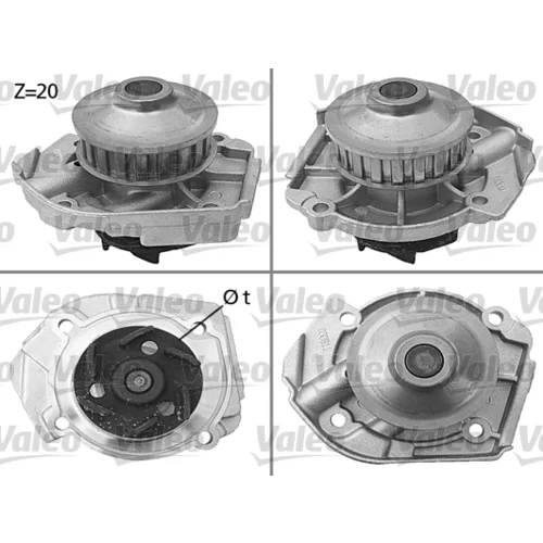 Vodné čerpadlo, chladenie motora VALEO 506397
