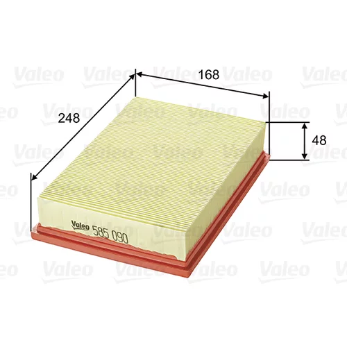 Vzduchový filter VALEO 585090