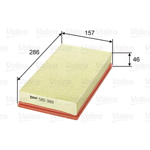 Vzduchový filter VALEO 585099