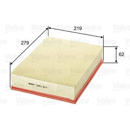 Vzduchový filter VALEO 585107