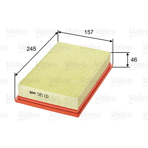 Vzduchový filter VALEO 585132