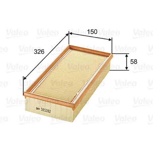 Vzduchový filter VALEO 585282