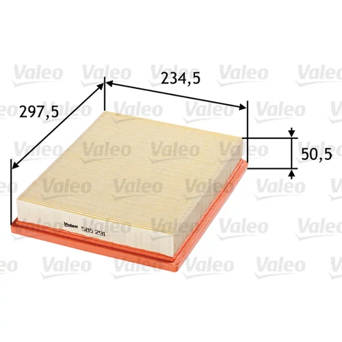 Vzduchový filter VALEO 585291