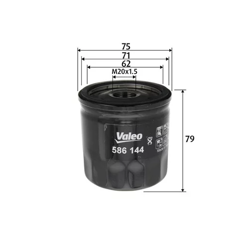 Olejový filter VALEO 586144