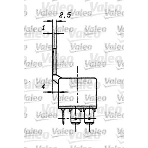 Relé pracovného prúdu VALEO 643508 - obr. 4