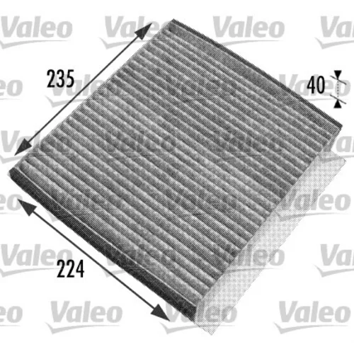 Filter vnútorného priestoru VALEO 698778