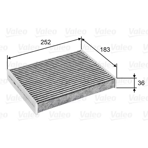 Filter vnútorného priestoru VALEO 715802