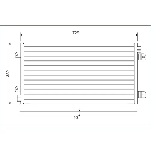Kondenzátor klimatizácie VALEO 817689