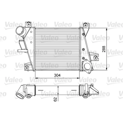 Chladič plniaceho vzduchu VALEO 818360