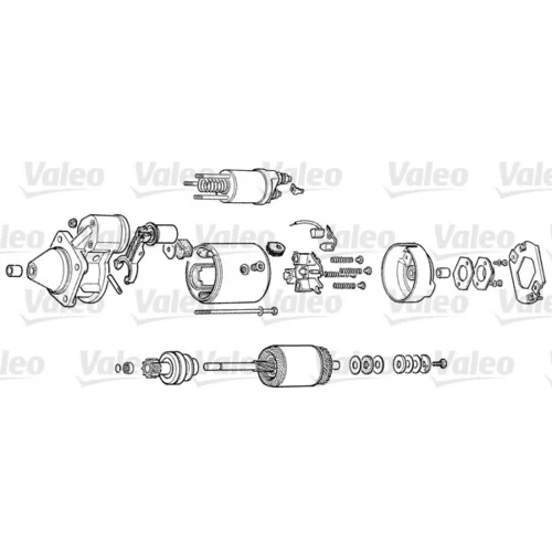 Štartér D9E861 /VALEO/