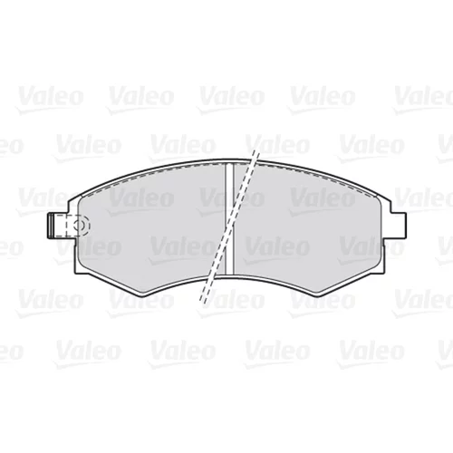 Sada brzdových platničiek kotúčovej brzdy VALEO 301574 - obr. 1