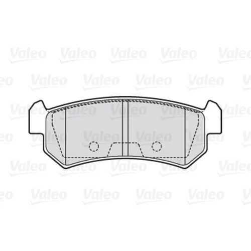 Sada brzdových platničiek kotúčovej brzdy VALEO 301874 - obr. 1