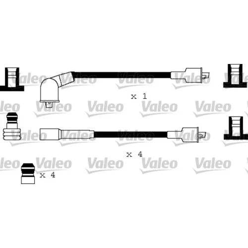 Sada zapaľovacích káblov VALEO 346158