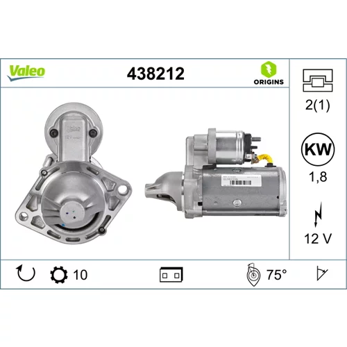 Štartér 438212 /VALEO/