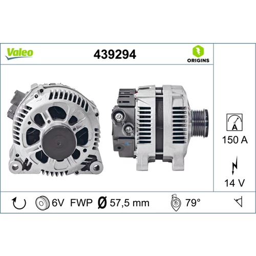 Alternátor VALEO 439294