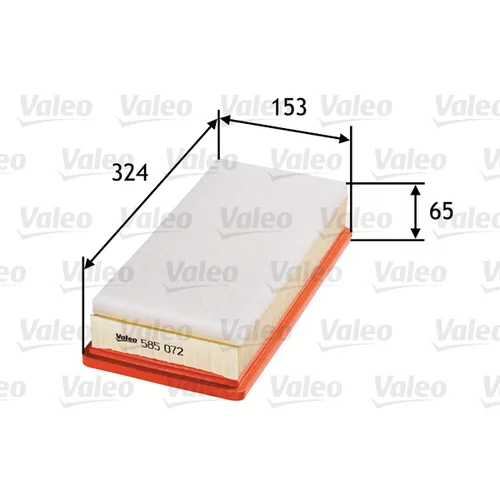 Vzduchový filter VALEO 585072