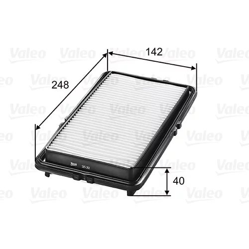 Vzduchový filter 585261 /VALEO/