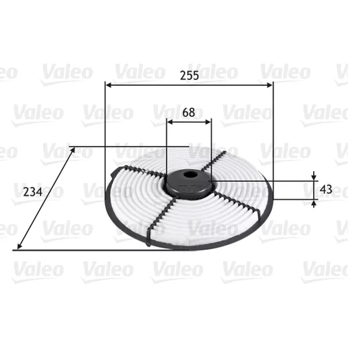 Vzduchový filter VALEO 585704