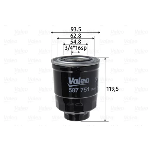 Palivový filter VALEO 587751