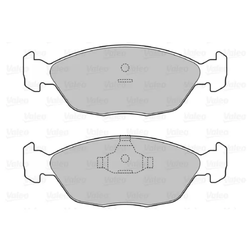 Sada brzdových platničiek kotúčovej brzdy VALEO 601277 - obr. 1