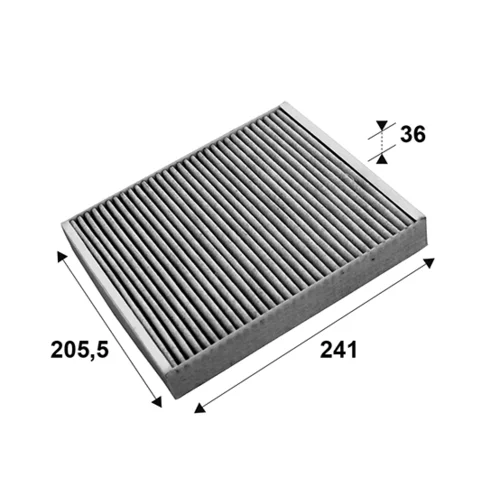 Filter vnútorného priestoru 715659 /VALEO/