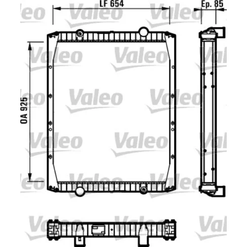 Chladič motora VALEO 730337