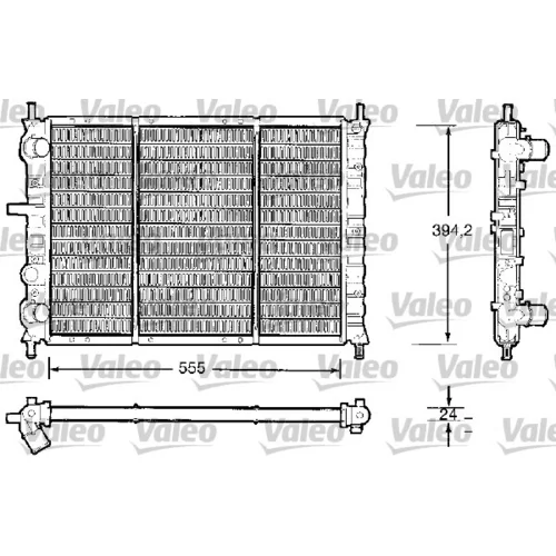 Chladič motora VALEO 732504