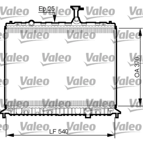 Chladič motora VALEO 735508