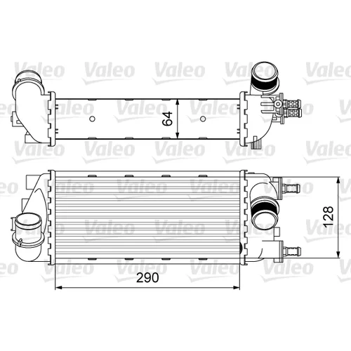 Chladič plniaceho vzduchu VALEO 818585