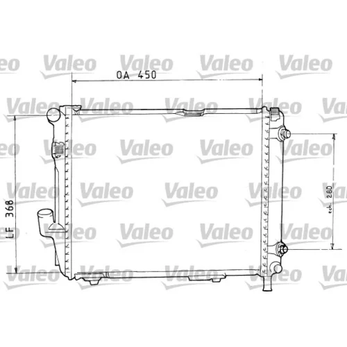 Chladič motora VALEO 819374