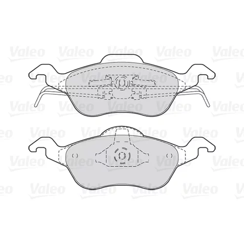 Sada brzdových platničiek kotúčovej brzdy VALEO 301317 - obr. 1