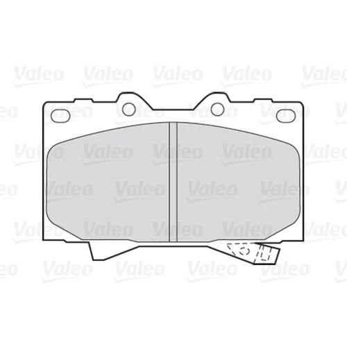 Sada brzdových platničiek kotúčovej brzdy VALEO 301535 - obr. 1