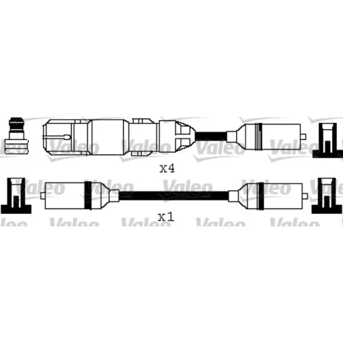 Sada zapaľovacích káblov VALEO 346334