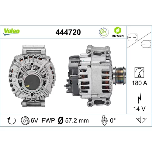 Alternátor VALEO 444720